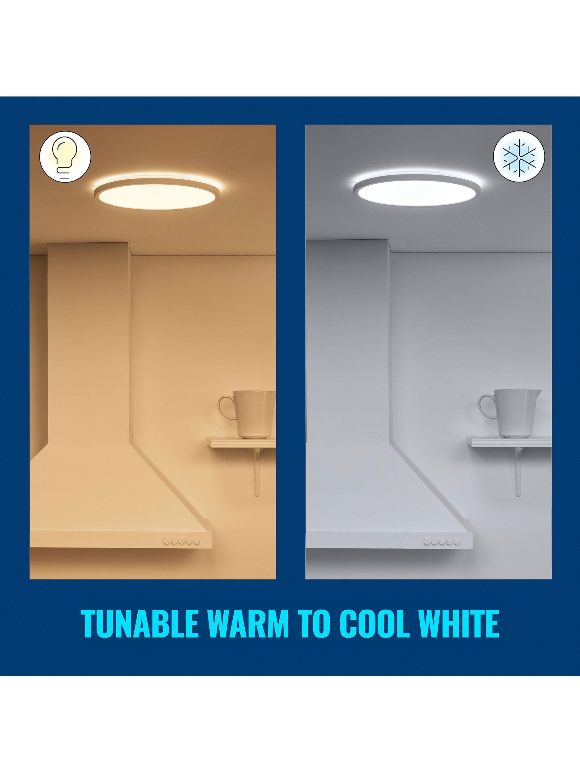 WiZ smart LED ceiling light tunable white 43cm, imported from the UK