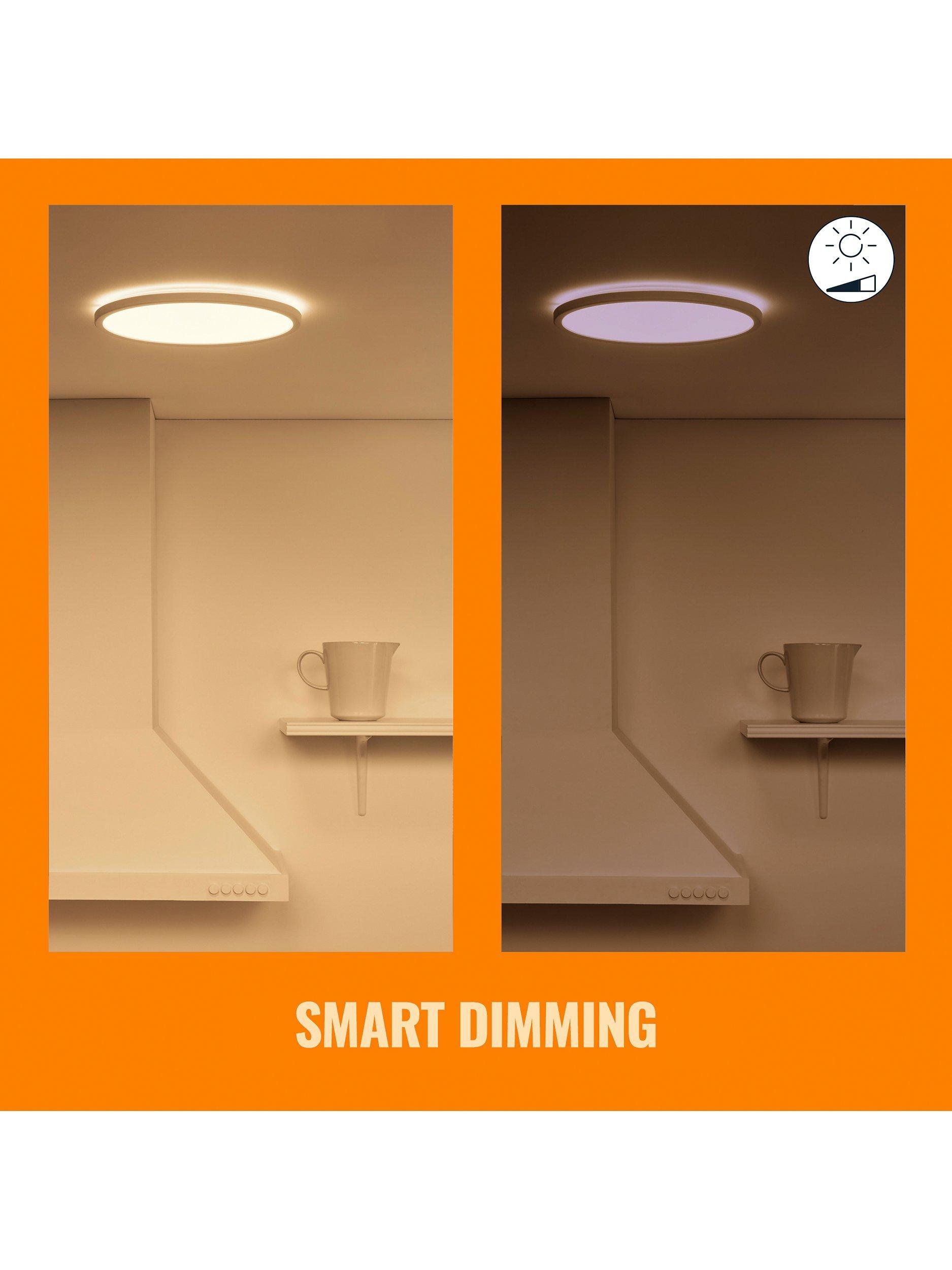 WiZ smart LED ceiling light tunable white 43cm, imported from the UK