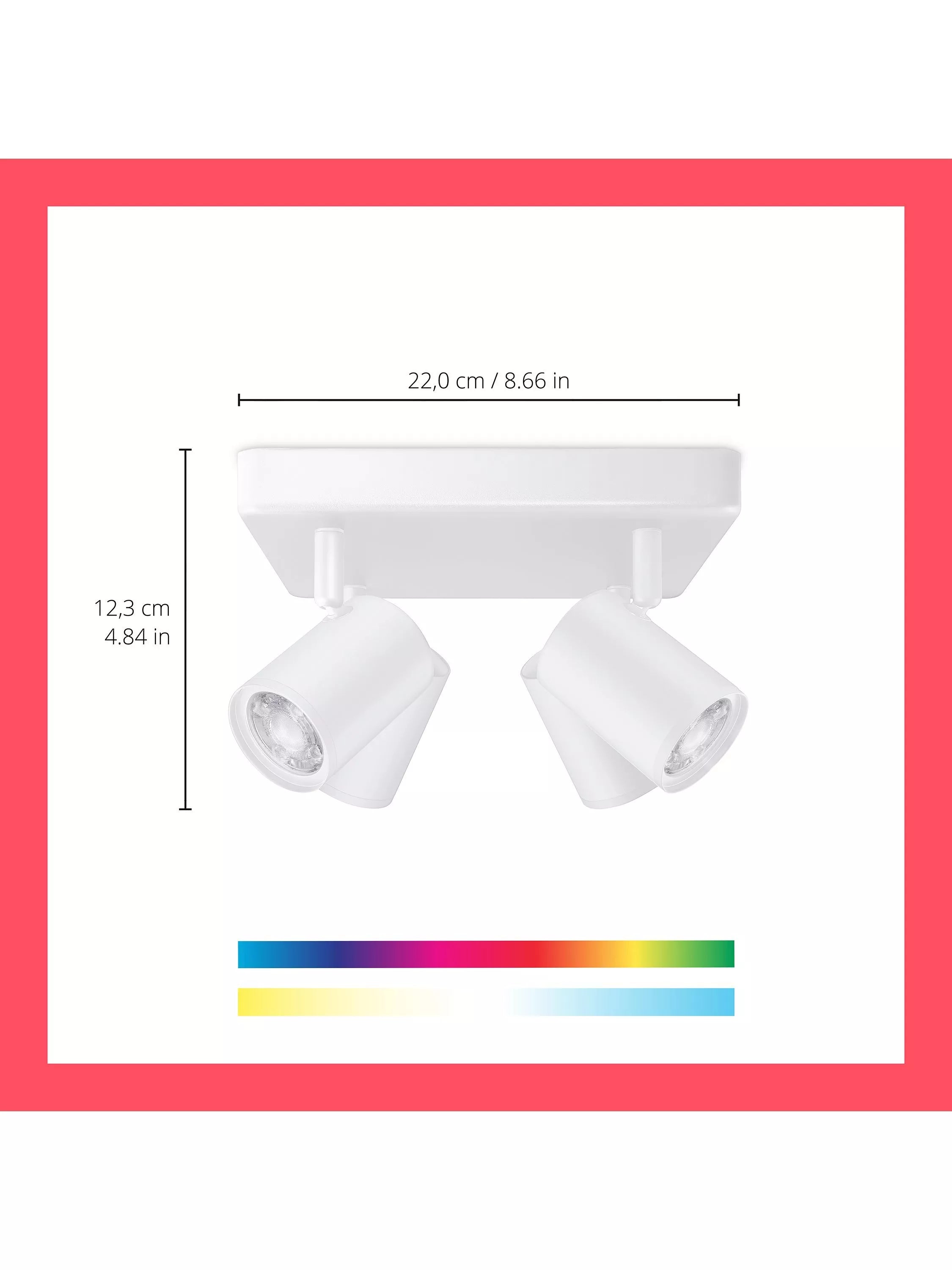WiZ Imageo Smart 4 Spotlight, white, UK version
