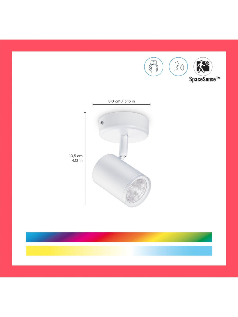 WiZ Imageo Smart Single Spotlight white, UK version