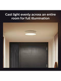 Philips Hue Enrave small flush ceiling light with dimmer switch, imported from the UK