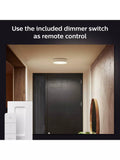 Philips Hue Enrave small flush ceiling light with dimmer switch, imported from the UK