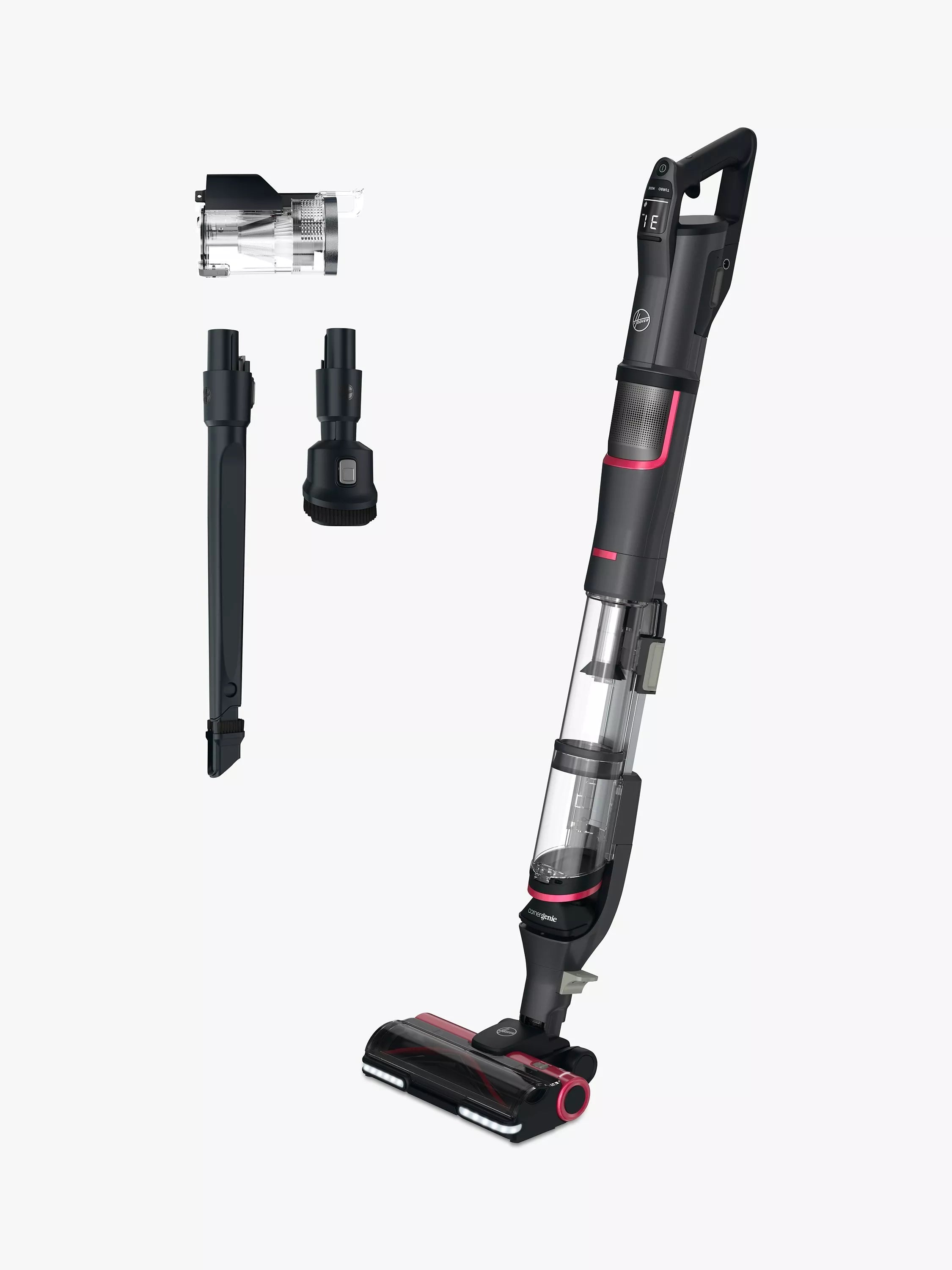 Hoover HFX Home Cordless Vacuum Cleaner, Titanium/Magenta - McGrocer