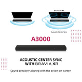 Sony HTA3000 3.1 channel soundbar - British product