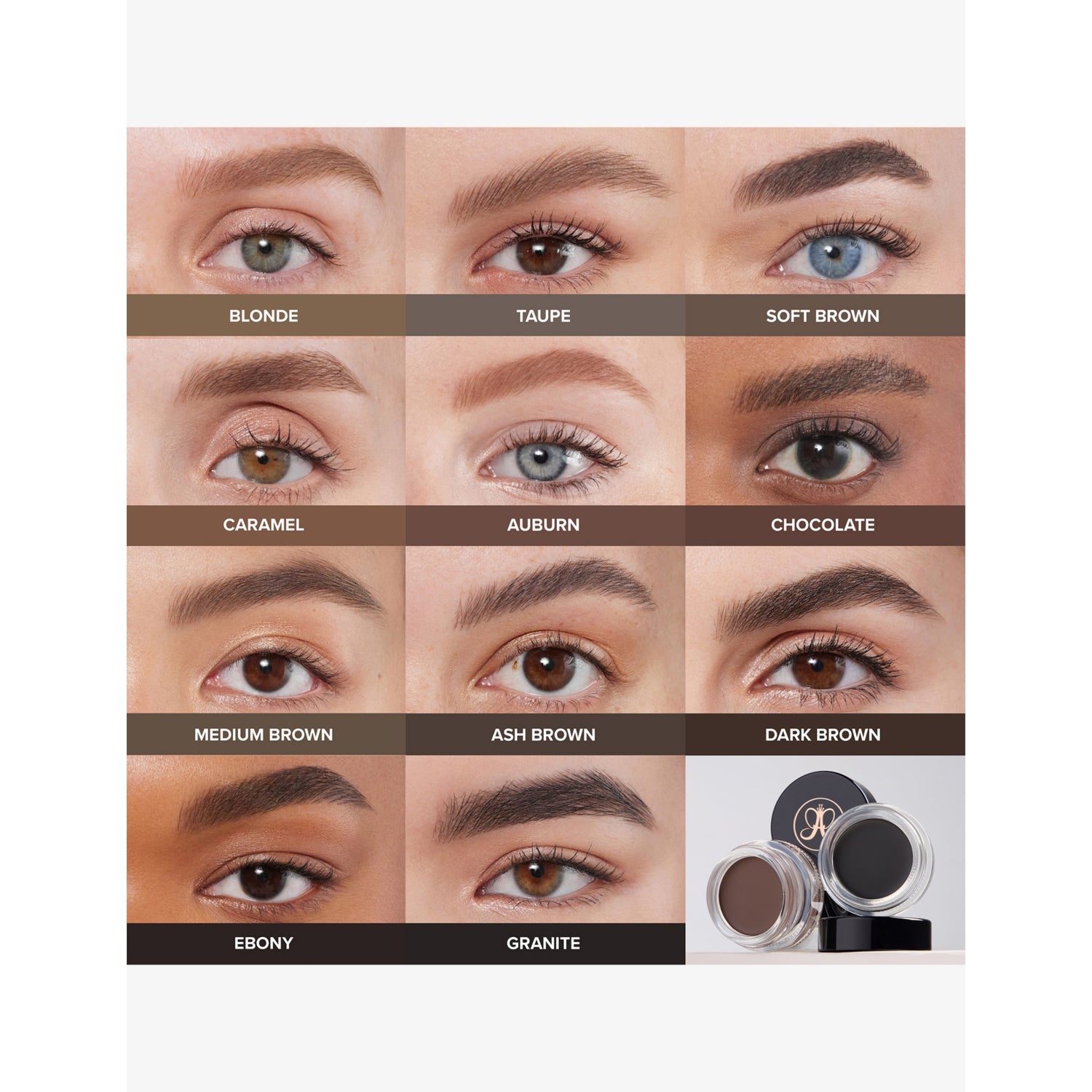 Anastasia Beverly Hills Dipbrow Pomade 4g, imported from the UK