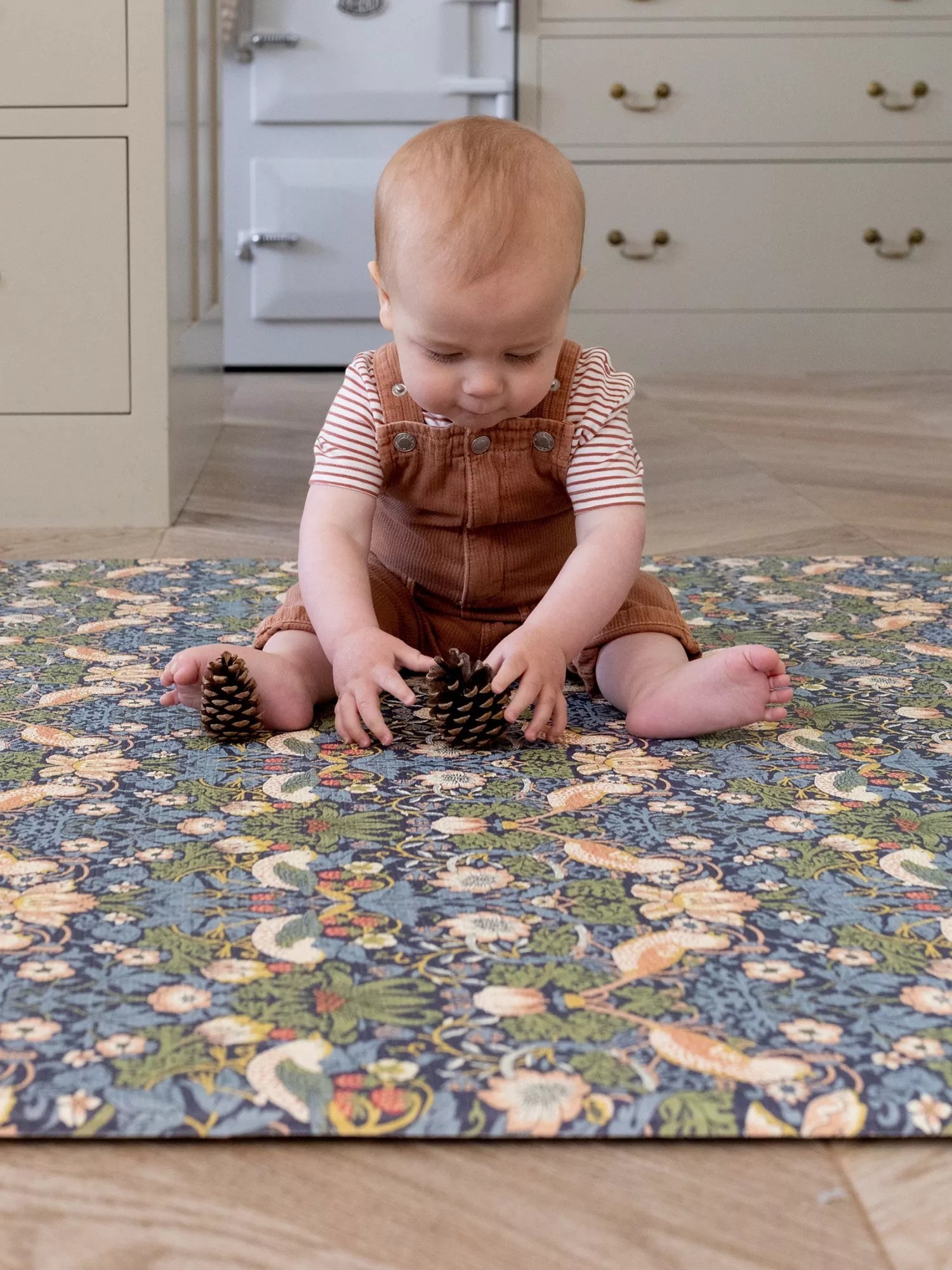 Totter and Tumble reversible playmat Strawberry Thief Willow Boughs (British brand)