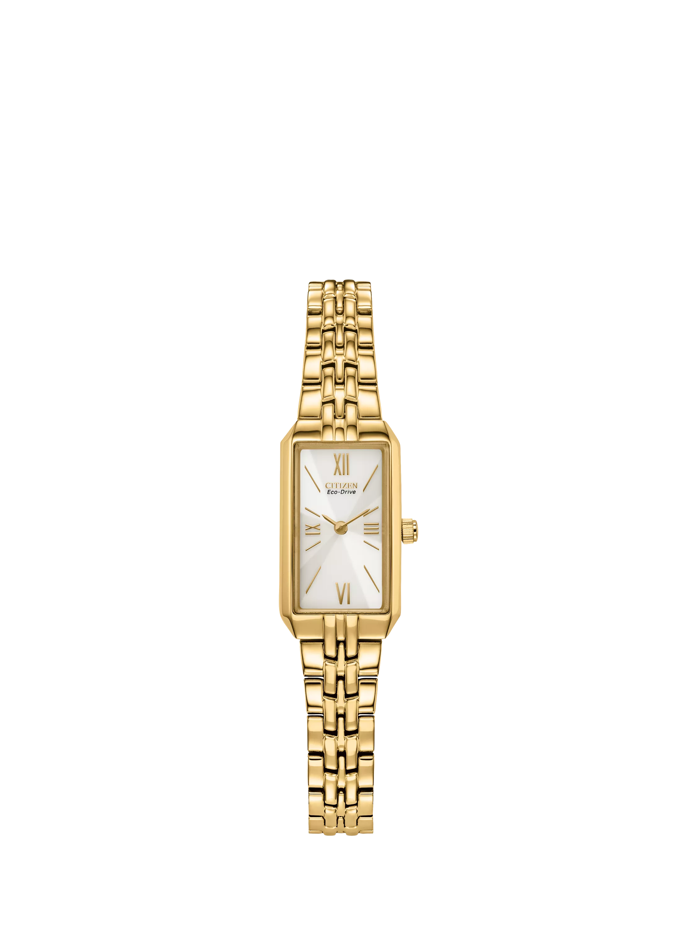 Citizen women's rectangular gold watch 26mm, imported from the UK