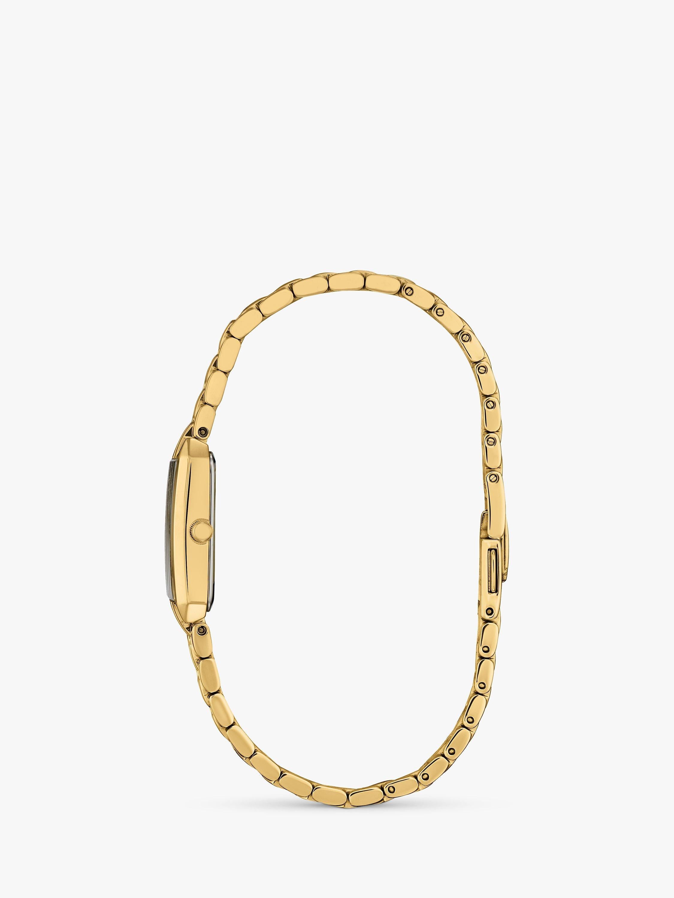 Citizen Damen rechteckige goldene Uhr 26mm, importiert aus Großbritannien