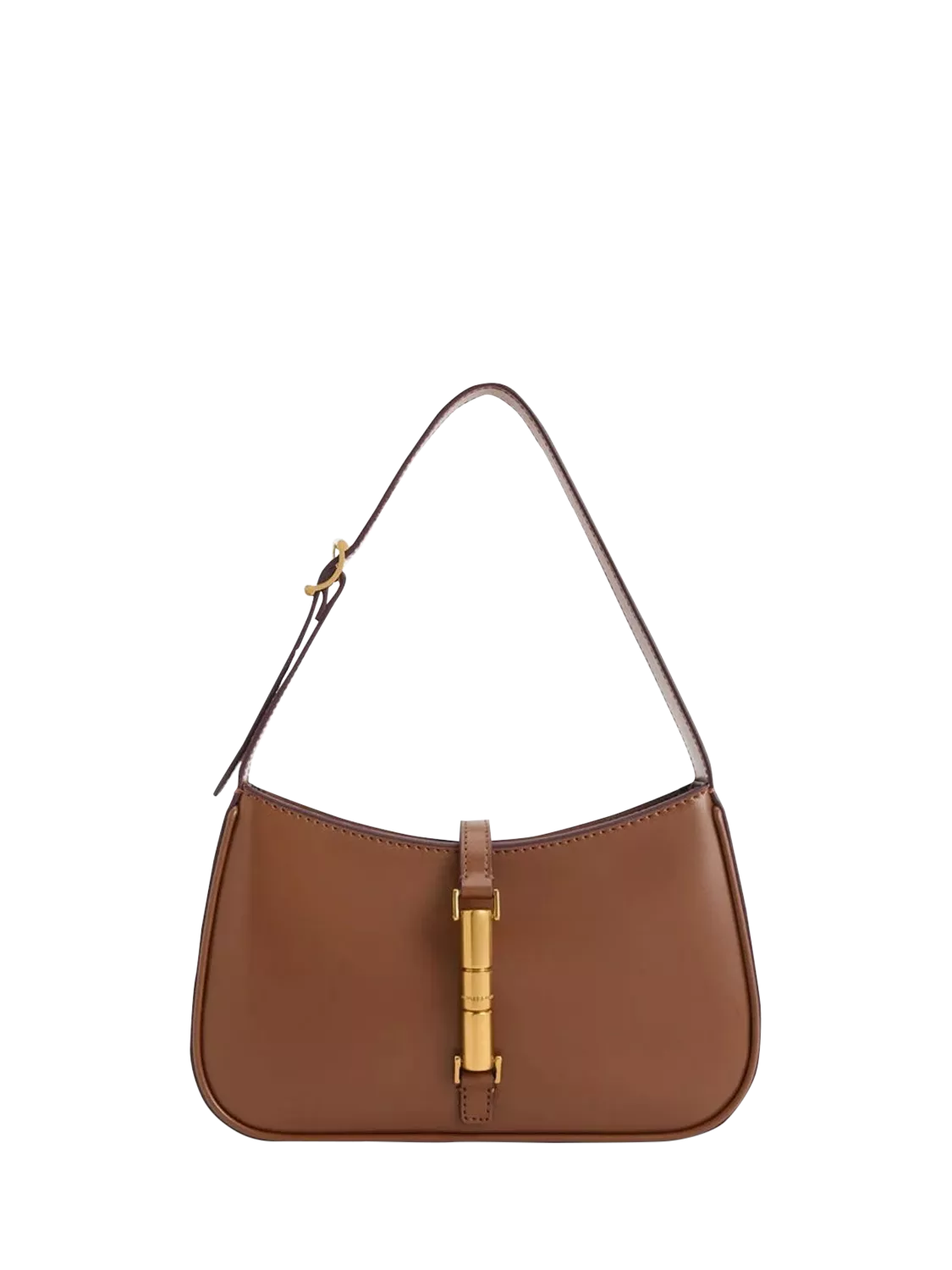 CHARLES & KEITH Cesia Shoulder Bag, Chocolate