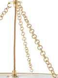 Där five arm pendant ceiling light in gold (British brand)
