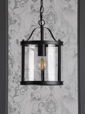 Laura Ashley pendant ceiling light black (British brand)