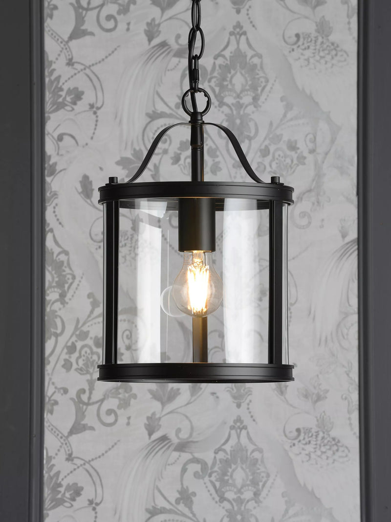 Laura Ashley pendant ceiling light black (British brand)
