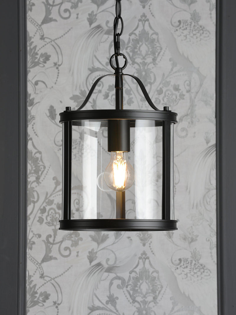 Laura Ashley pendant ceiling light black (British brand)