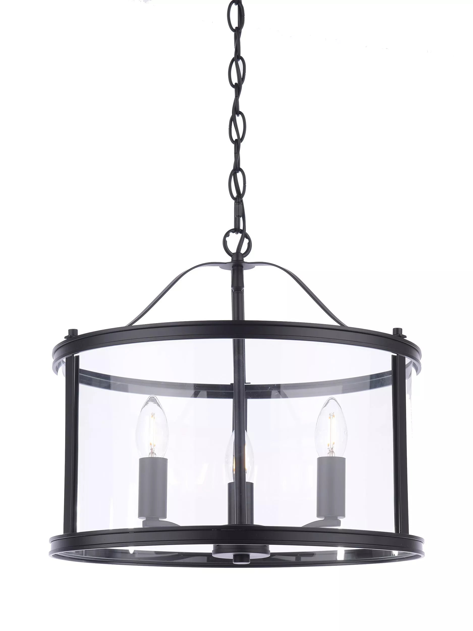 Laura Ashley Harrington pendant ceiling light black, imported from the UK