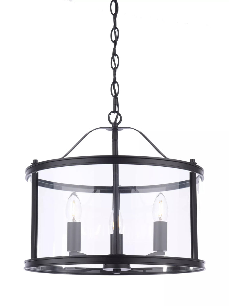 Laura Ashley Harrington pendant ceiling light black, imported from the UK
