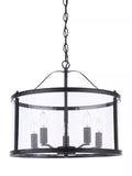 Laura Ashley pendant ceiling light black 5 arm - British product