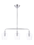Laura Ashley Ockley chrome 3 pendant bar ceiling light (British brand)