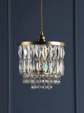 Laura Ashley crystal ceiling shade clear 20.5cm (British brand)