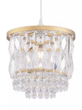 Laura Ashley crystal ceiling shade clear 20.5cm (British brand)