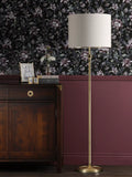 Laura Ashley Highgrove brass floor lamp 150cm, imported from the UK