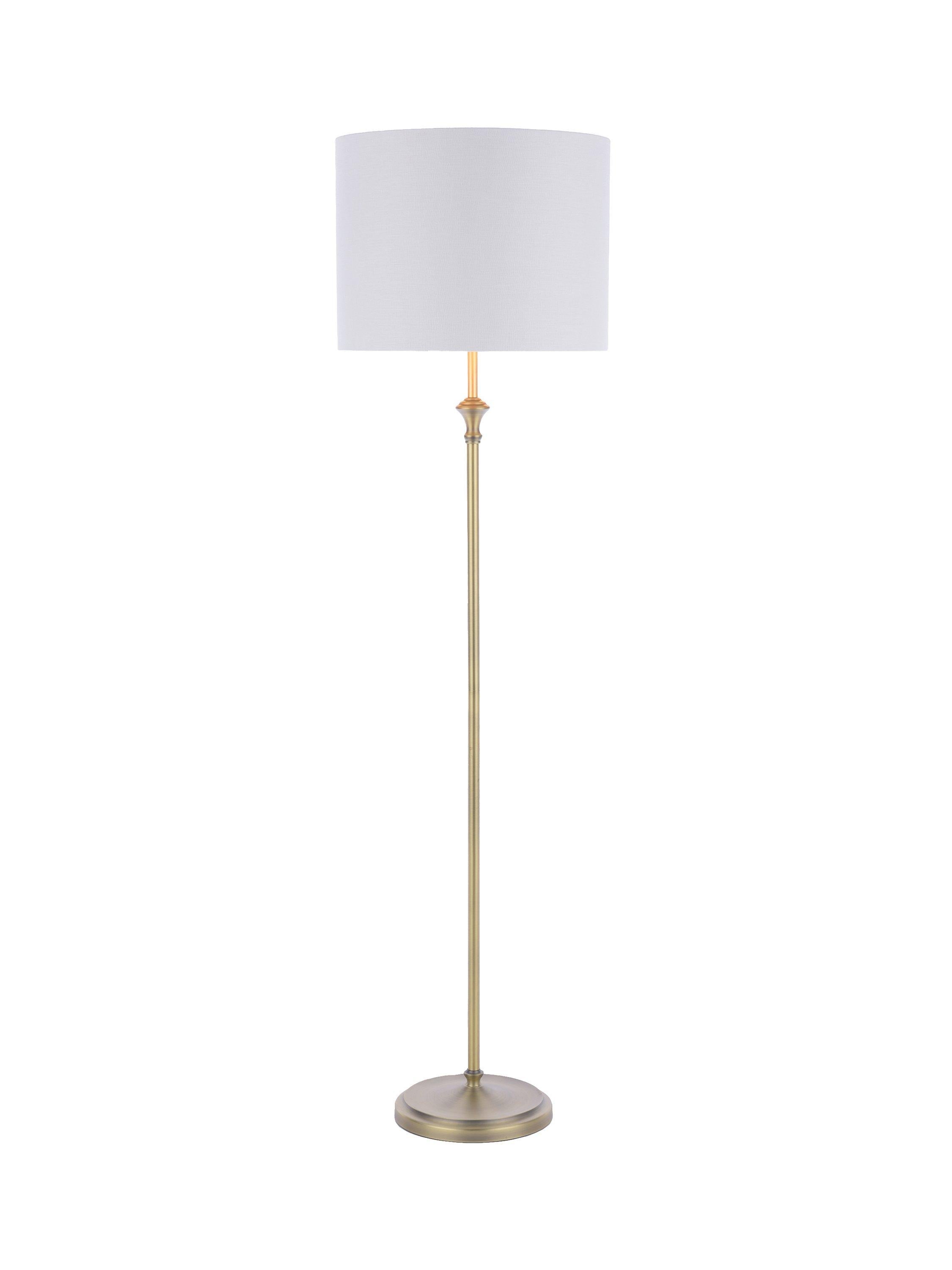 Laura Ashley Highgrove brass floor lamp 150cm, imported from the UK
