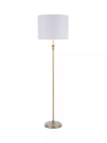 Laura Ashley Highgrove brass floor lamp 150cm, imported from the UK