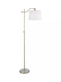 Laura Ashley gold task floor lamp with pleated shade, imported from the UK