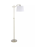 Laura Ashley gold task floor lamp with pleated shade, imported from the UK