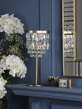 Laura Ashley Rhosill table lamp with crystal droplets, imported from the UK