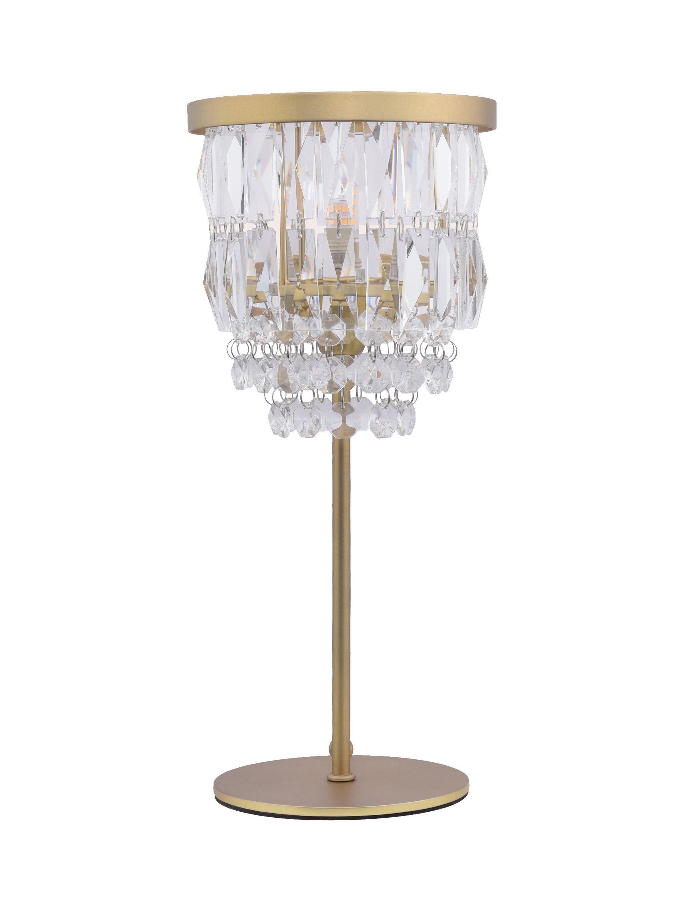 Laura Ashley Rhosill table lamp with crystal droplets, imported from the UK