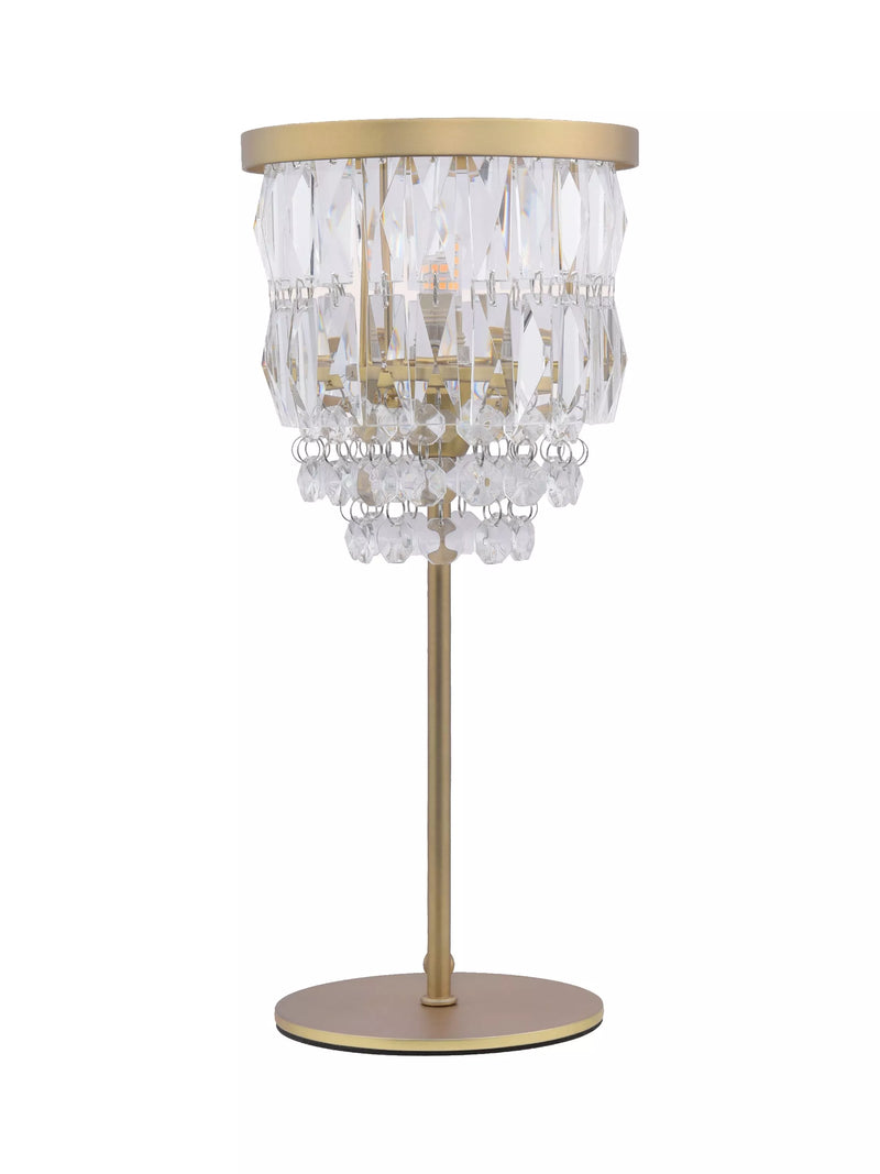 Laura Ashley Rhosill table lamp with crystal droplets, imported from the UK