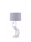 Laura Ashley Tregaron stalk table lamp silver, UK version