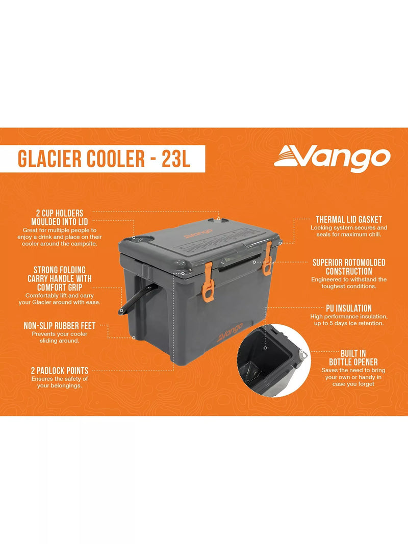 Vango 23L rotomolded cooler box, UK version