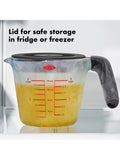 OXO glass measuring jug with lid 500ml - British product