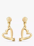 UNOde50 Love Collection Nailed Heart Drop Earrings