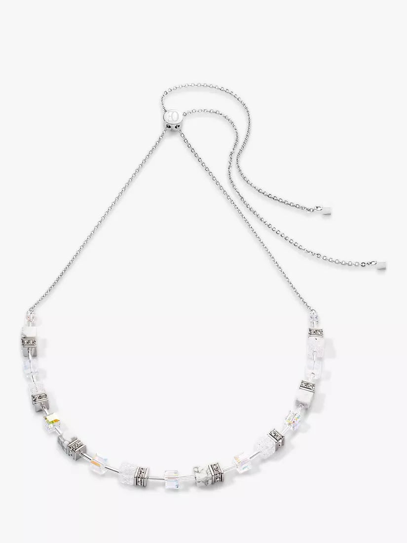 COEUR DE LION Swarovski crystal toggle necklace 74cm, UK version