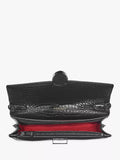 Aspinal of London Mayfair croc effect leather clutch bag, UK version