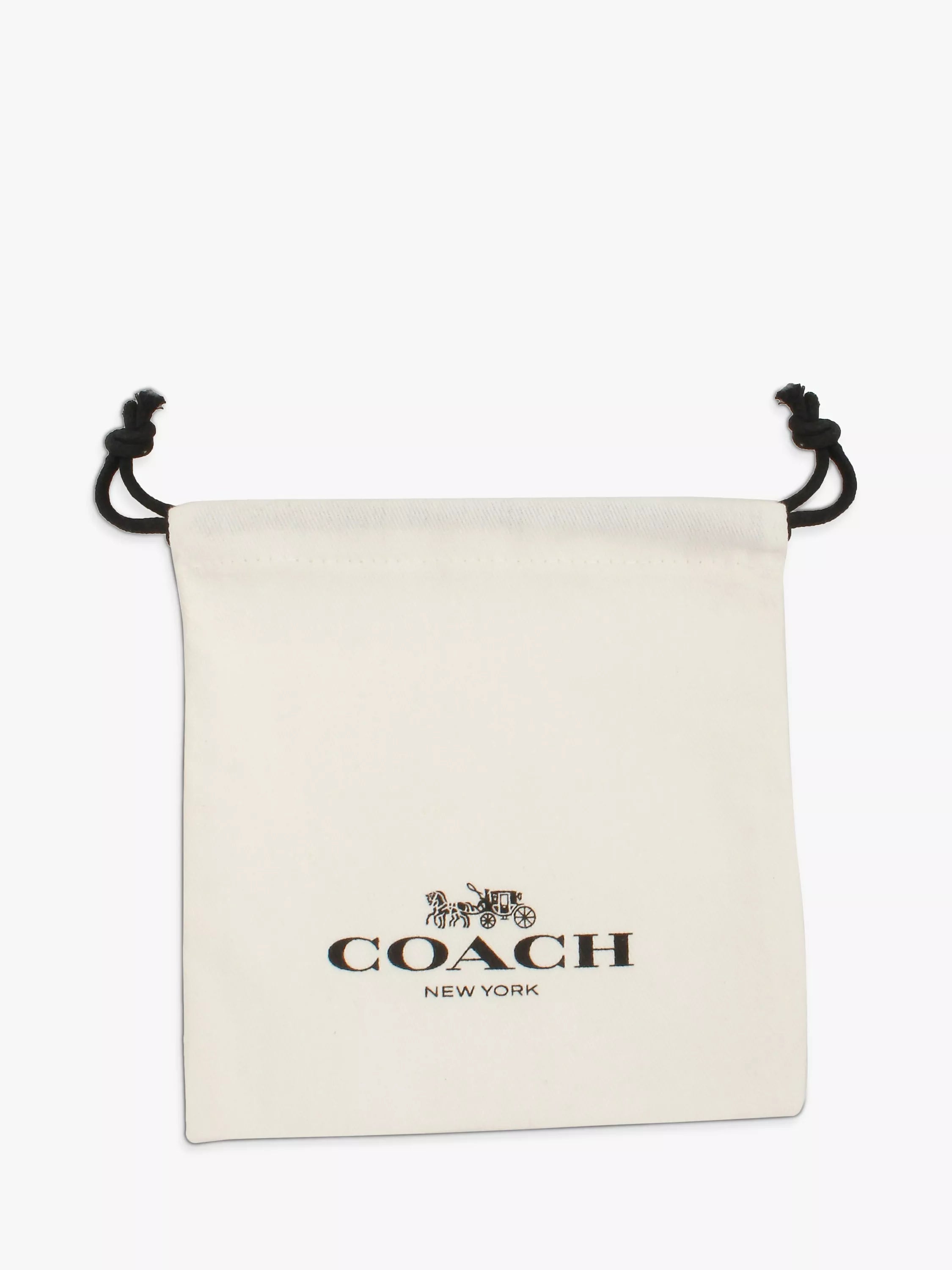 Coach Signature C pendant necklace silver, imported from the UK
