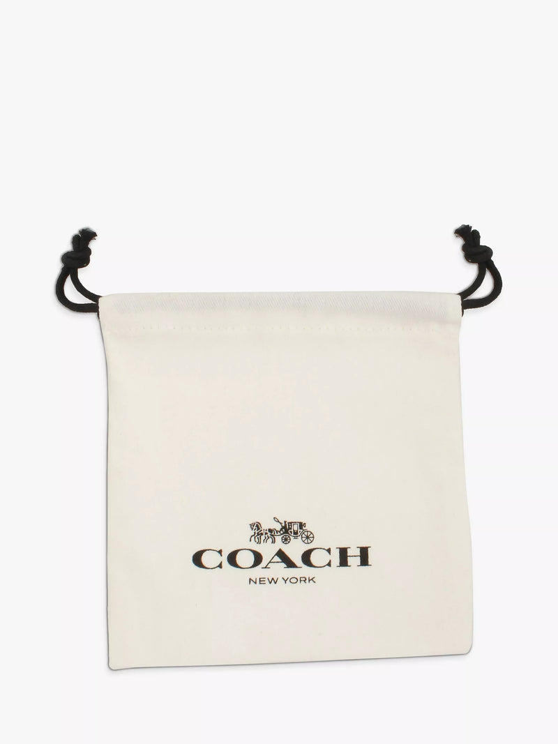 Coach Signature C pendant necklace silver, imported from the UK