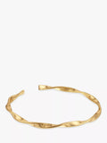 Orelia ribbon twist bangle gold plated (British brand)