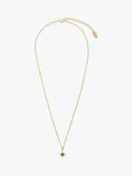 Orelia star charm necklace gold plated emerald cubic zirconia, UK version