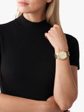 Michael Kors Bryant crystal chronograph gold watch 37mm, UK version