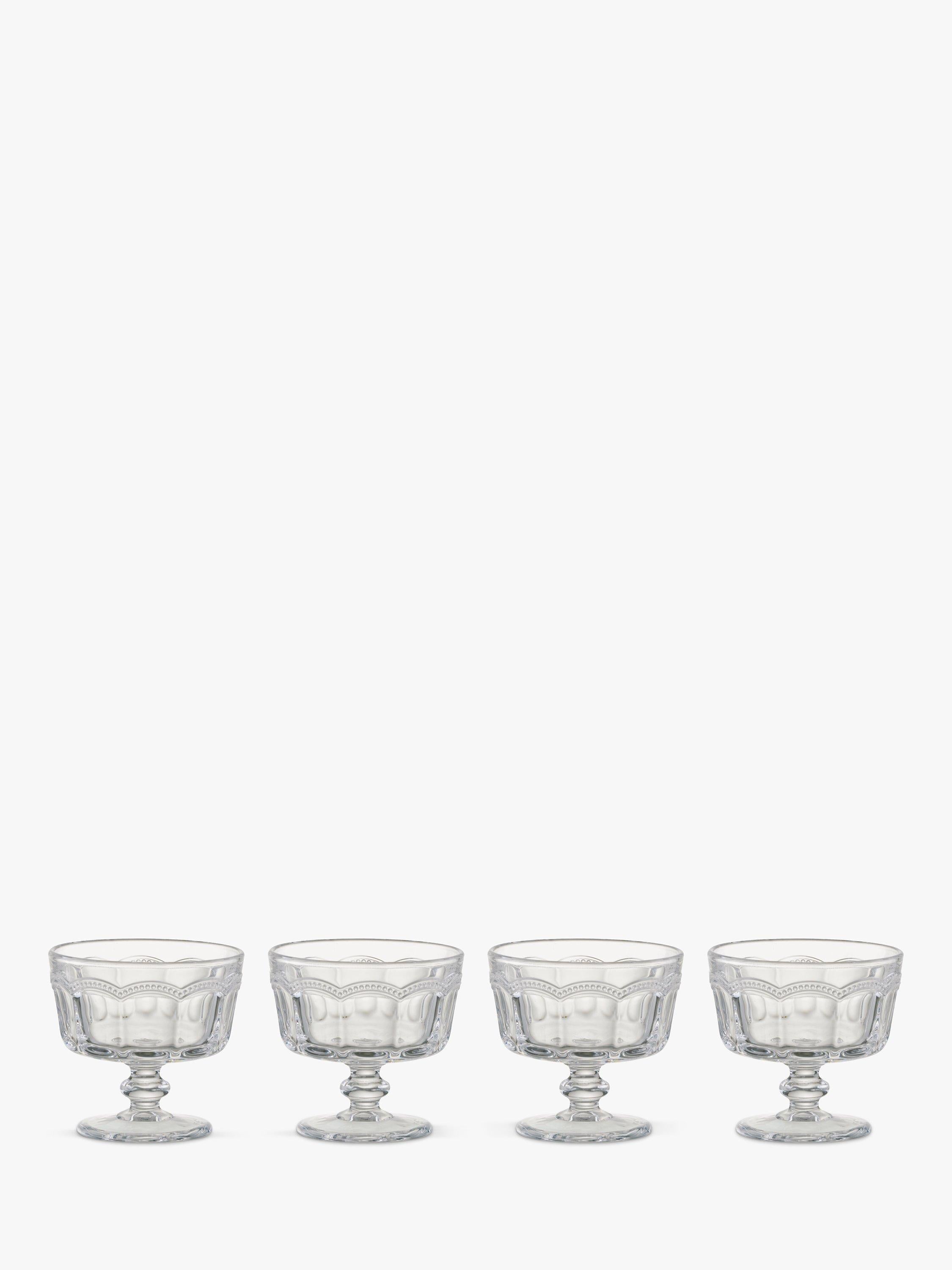 Artland clear mini trifle bowls 10cm set of 4 - British product
