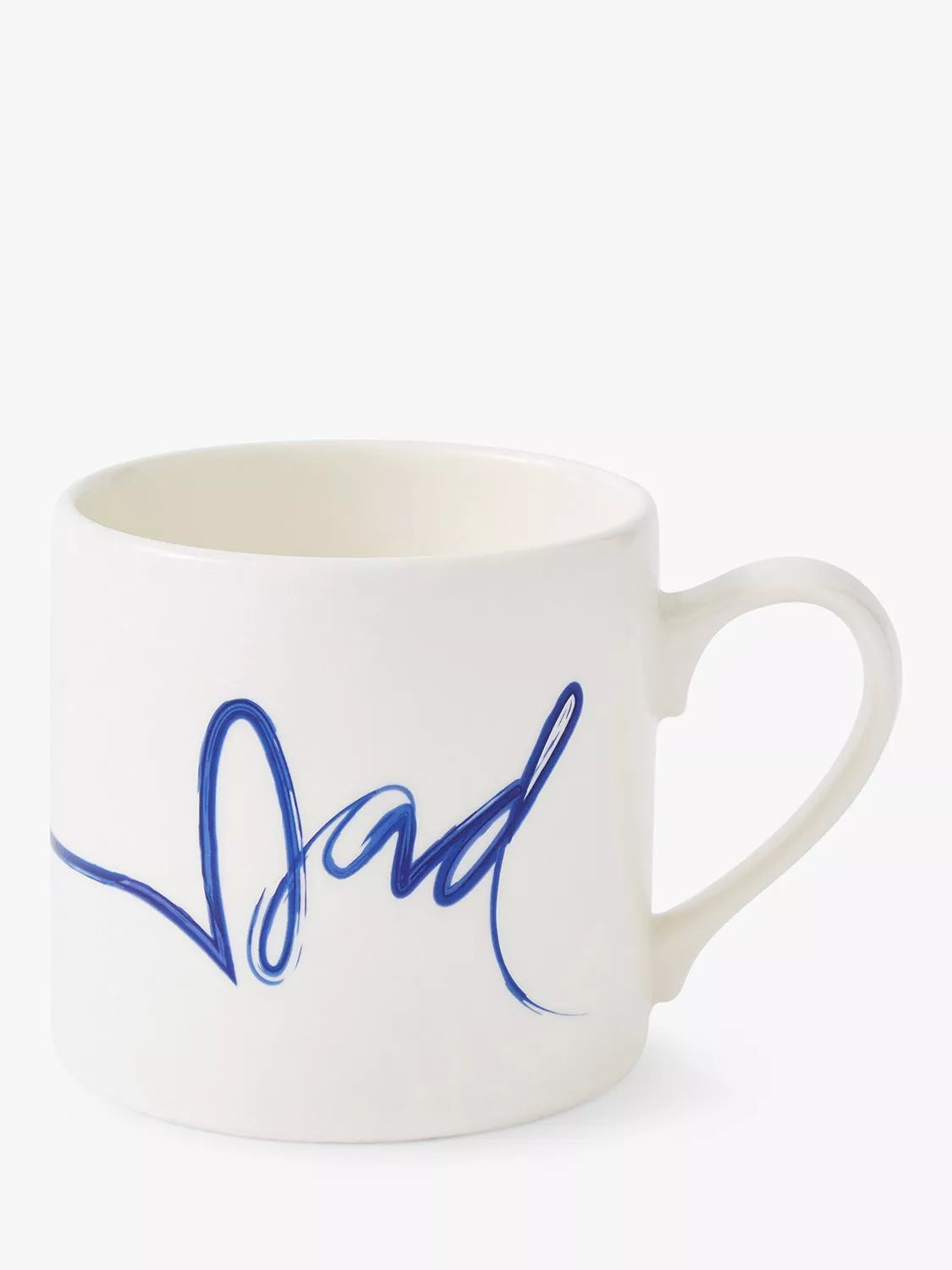 Portmeirion Dad earthenware mug blue/white 360ml, imported from the UK