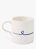 Portmeirion Dad earthenware mug blue/white 360ml, imported from the UK