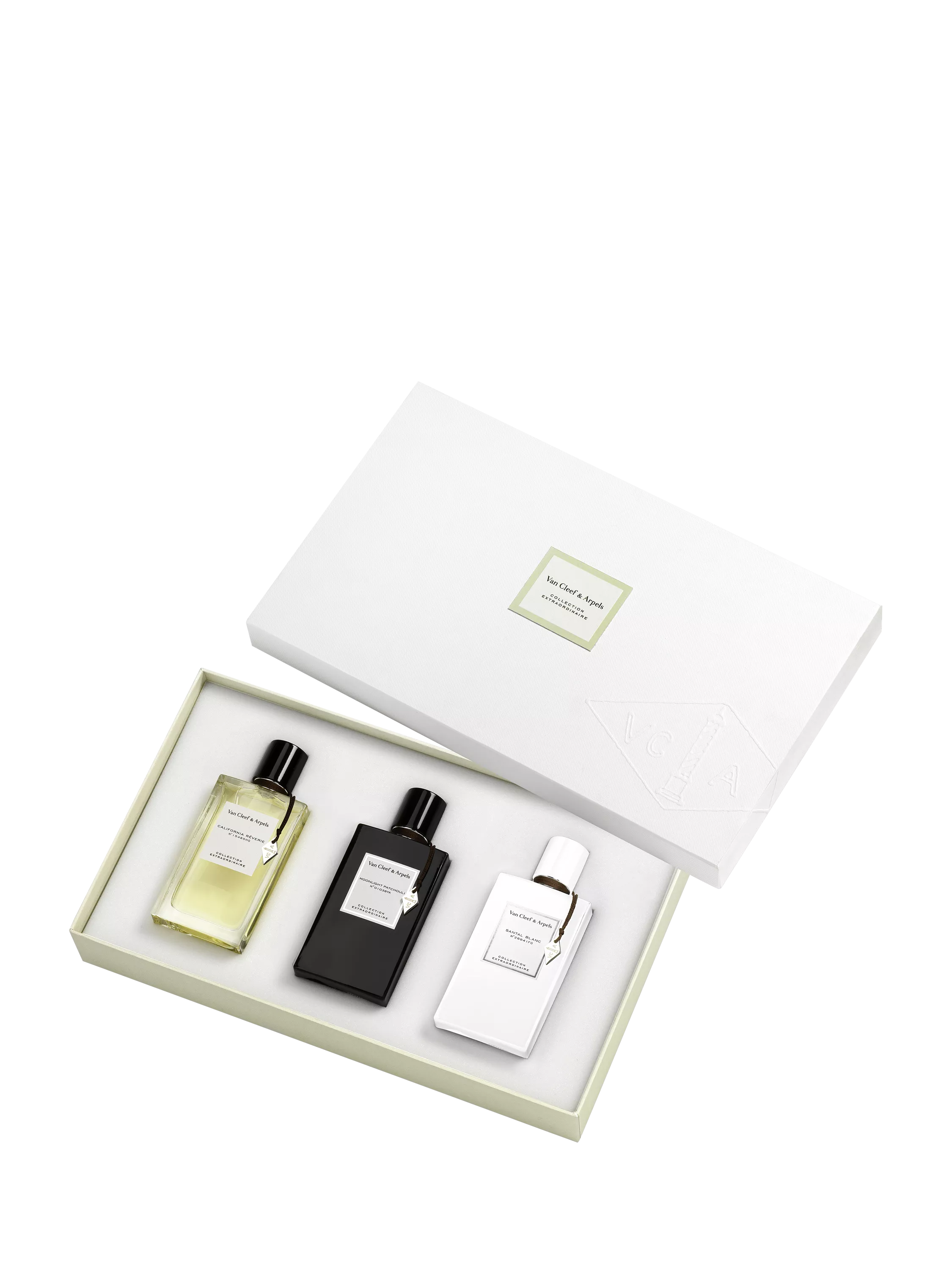 Van Cleef and Arpels Collection Extraordinaire perfume gift set 3 x 45ml (British brand)