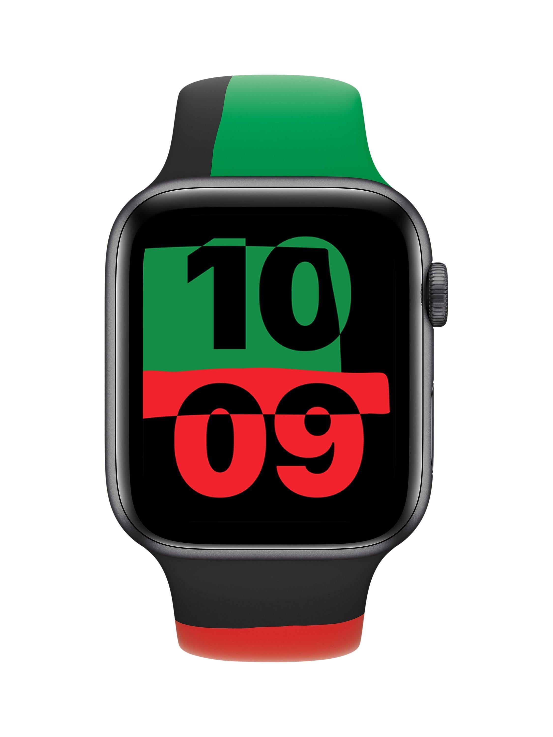 سوار رياضي Apple Black Unity 40 مم، إصدار المملكة المتحدة