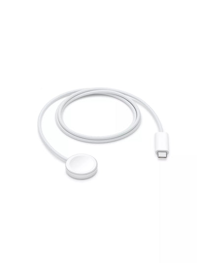 John Lewis Apple Apple Watch Magnetic Fast Charger to USB-C Cable White 1m- Buy online at McGrocer