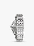 ساعة Bulova Classic Jet Star ميناء أحمر سوار معدني مستورد من المملكة المتحدة