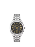 Bulova Men's Classic Jet Star Bracelet Strap Watch, Silver/Black 96B415